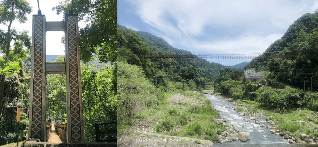 新竹五峰清泉吊橋可眺望山林景色