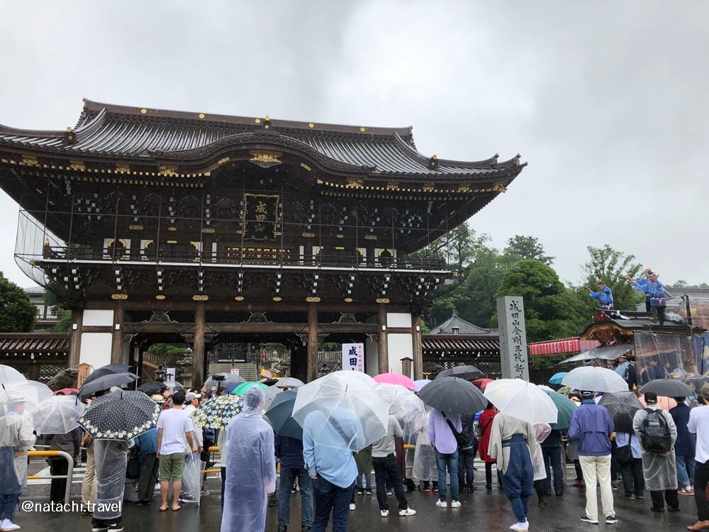 千葉景點成田山新勝寺，每年7月舉辦成田祇園祭