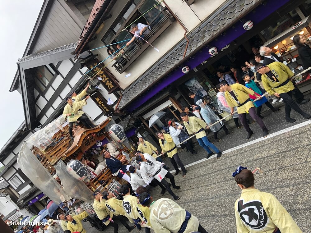 千葉成田祇園祭民眾恭奉香油錢