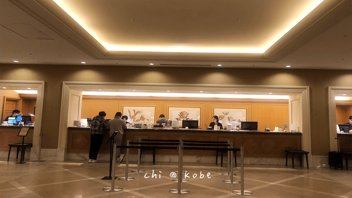 神戶美利堅公園東方大酒店氣派高雅的大廳