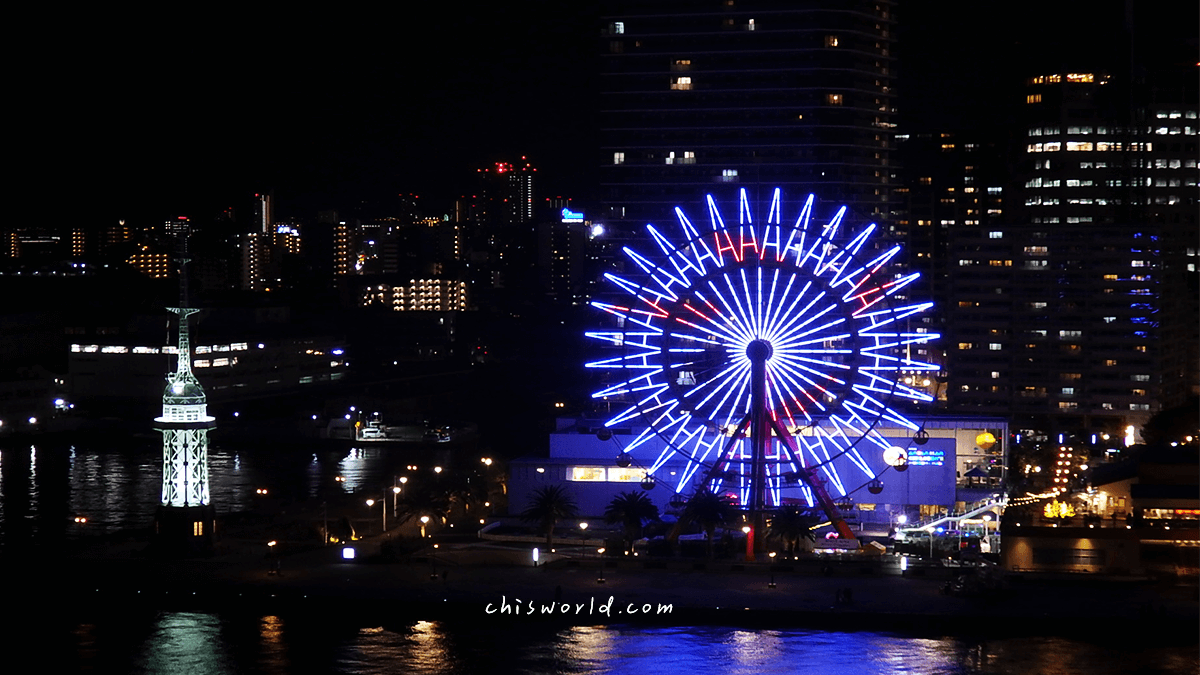 神戶美利堅公園東方酒店面向神戶港夜景