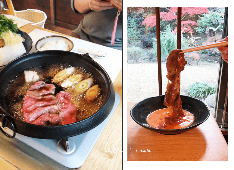 鎌倉Sasho壽喜燒可以邊享用頂級葉山牛,邊欣賞日式庭園景色