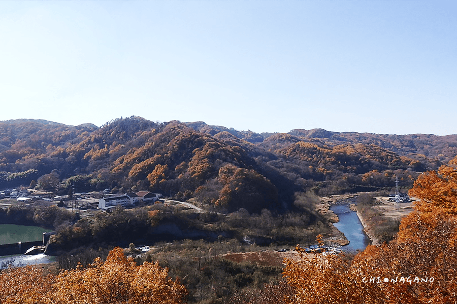 JR關東PASS 長野小諸城址懷古園水之手展望台眺望千曲川